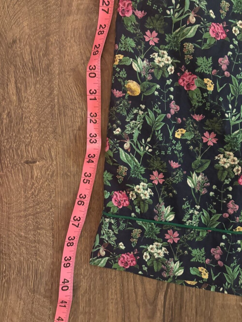 JCREW Cotton poplin long-sleeve pajama set in winter garden floral - Picture 7 of 9